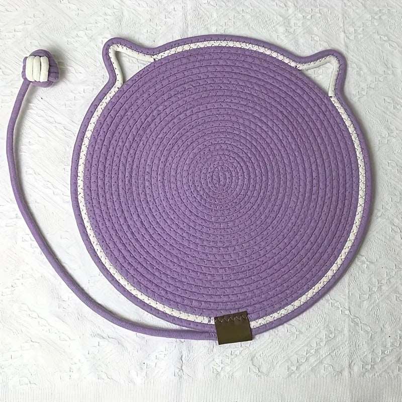 Tapis Griffoir avec Balle Intégrée | Ma Maison Chat