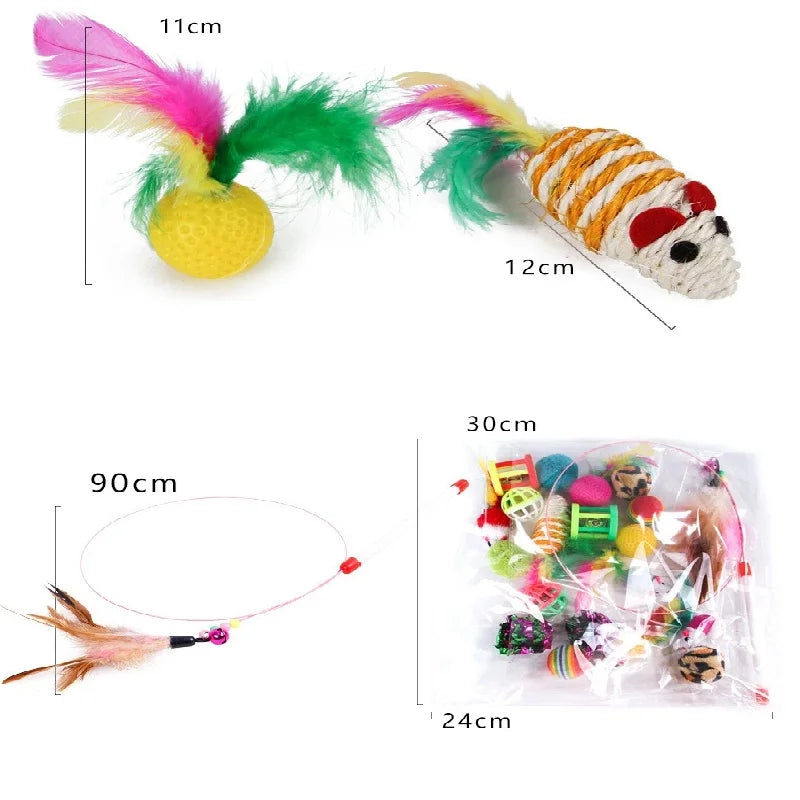 Pack Jouets Chat 20 Pièces | Ma Maison Chat