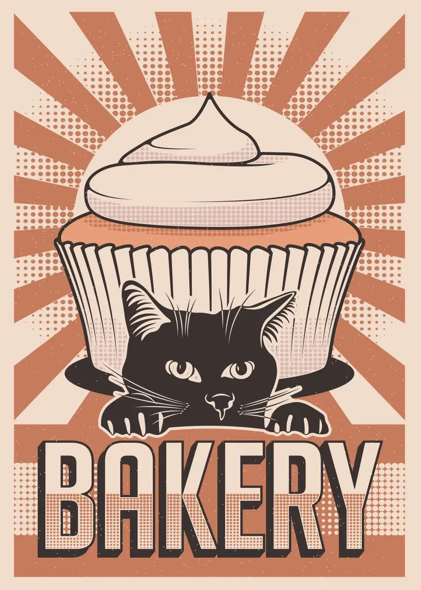 Poster Chat Noir Sushi Ramen | Ma Maison Chat