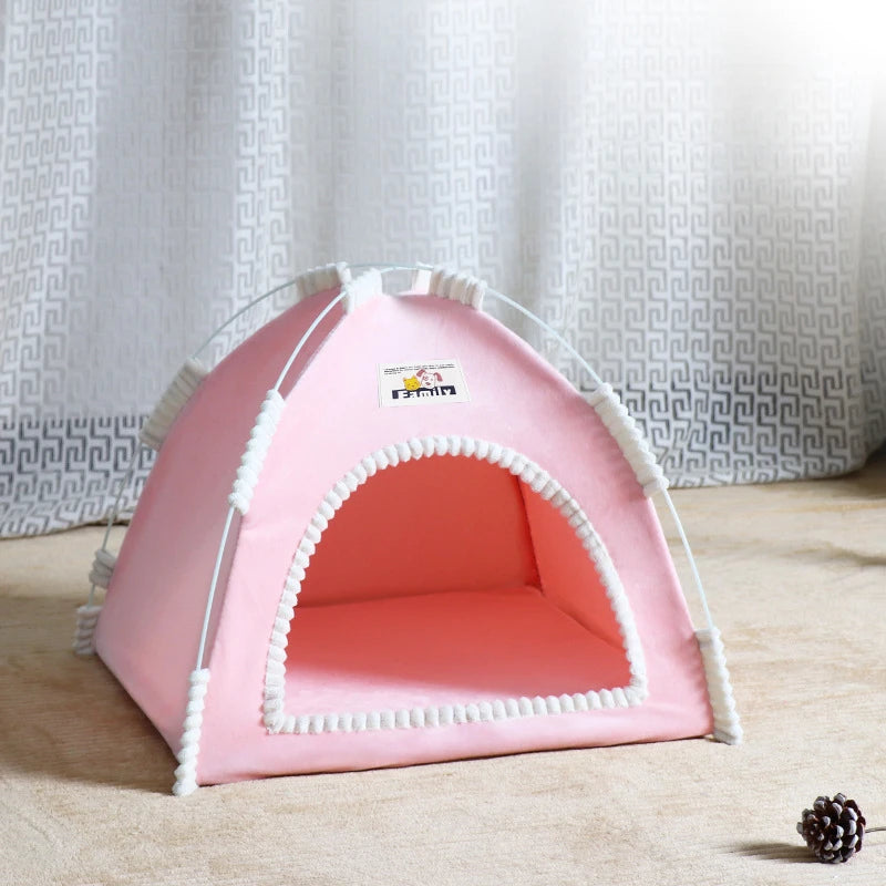 Tente Pour Chat Rose