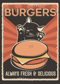 Thumbnail for Poster Chat Noir Sushi Ramen | Ma Maison Chat