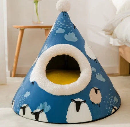 Tipi Pour Chat Bleu
