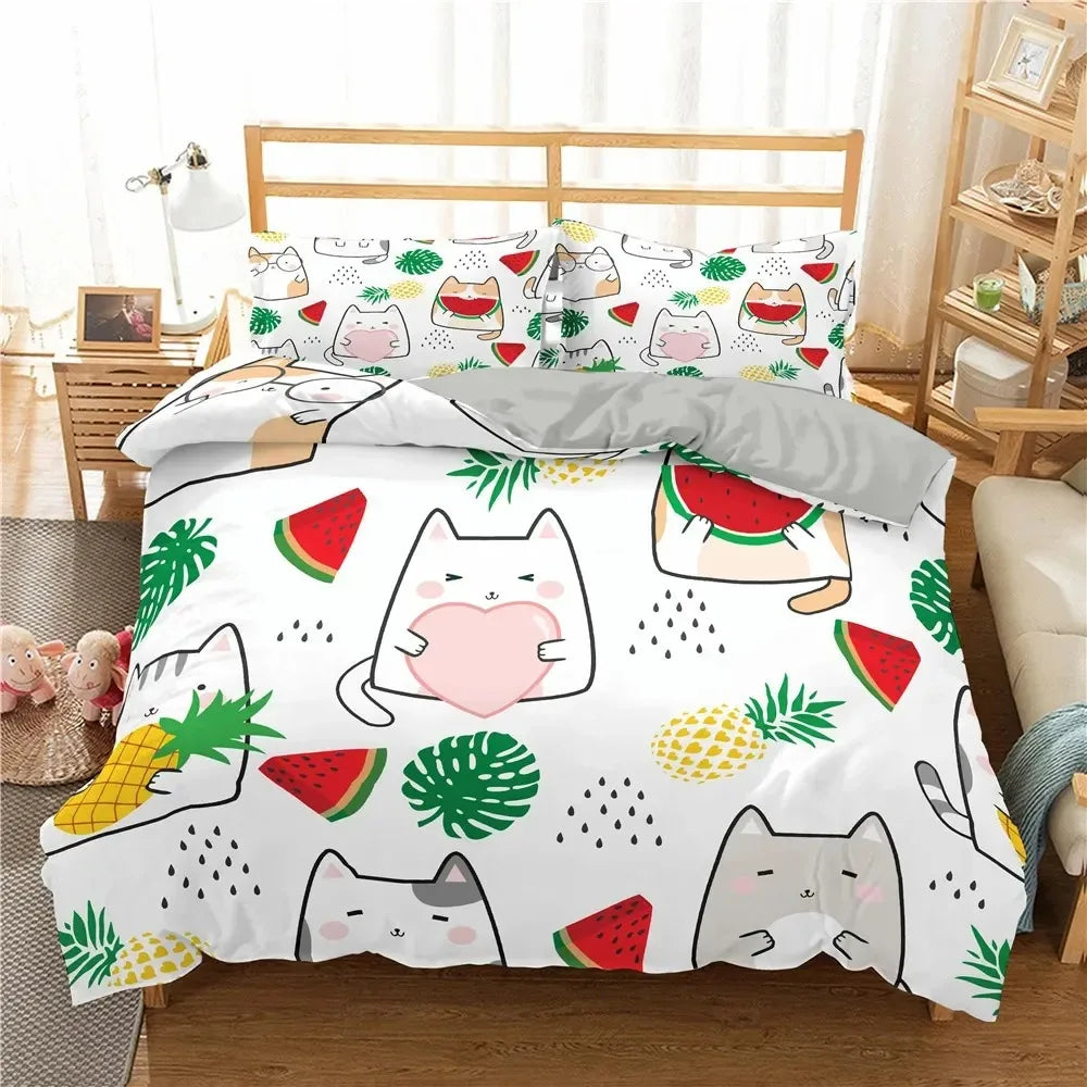 Parure De Lit De Chat