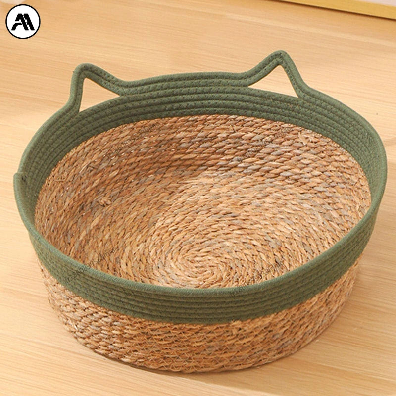 Panier Pour Chat en Paille