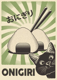 Thumbnail for Poster Chat Noir Sushi Ramen | Ma Maison Chat