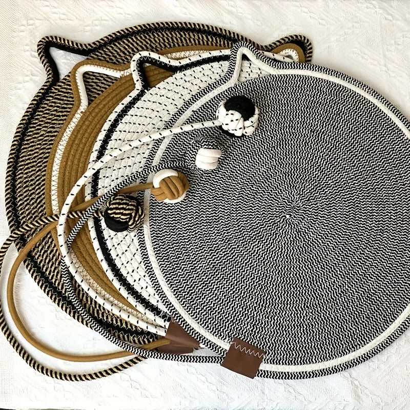 Tapis Griffoir avec Balle Intégrée | Ma Maison Chat