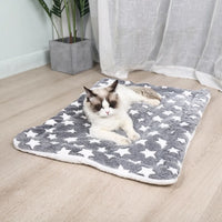 Thumbnail for Tapis en Flanelle Gris