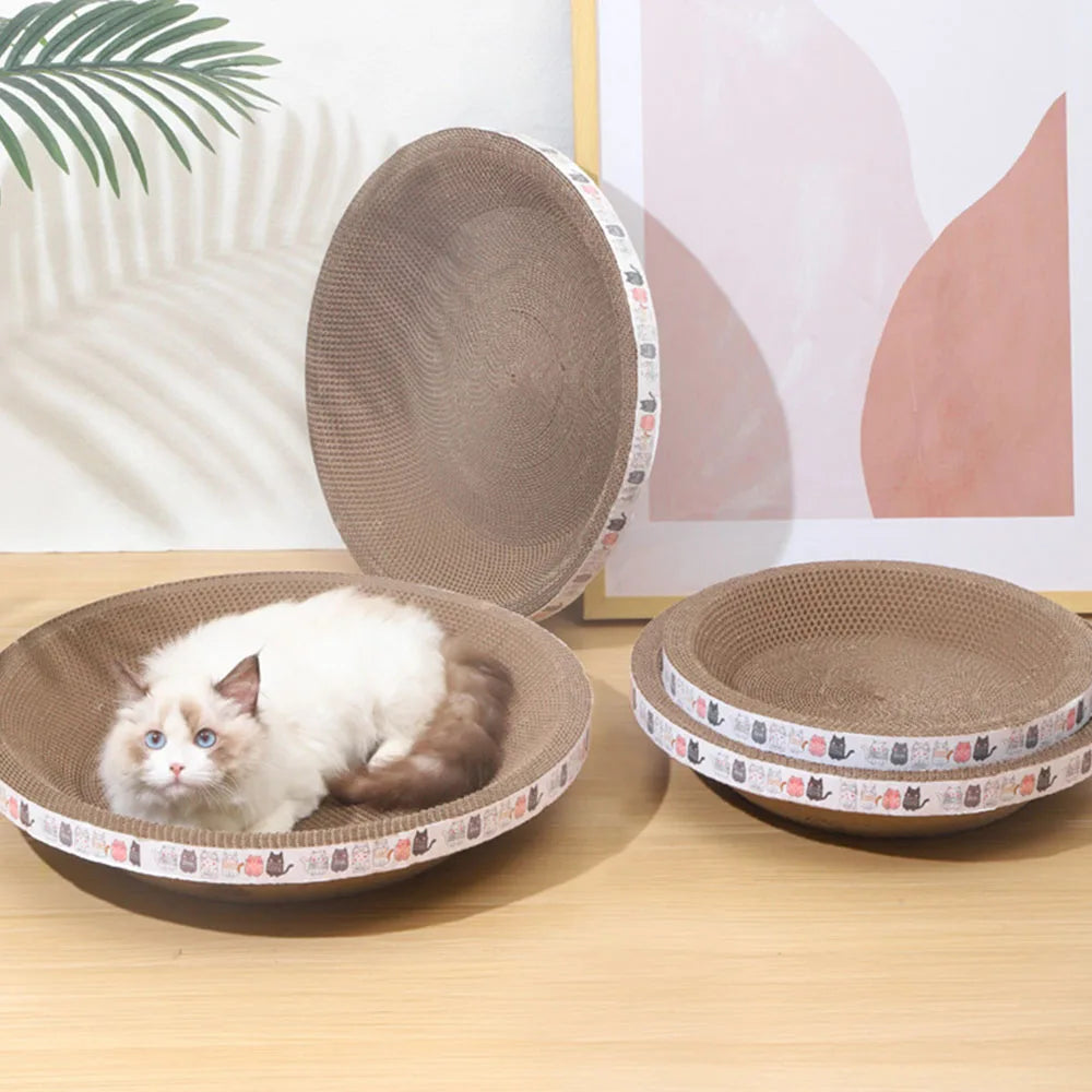 Griffoir Bol en Carton Ondulé pour Chat | Ma Maison Chat