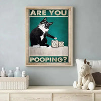 Thumbnail for Affiche chat noir humour 