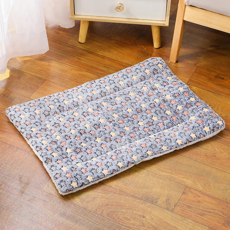 Tapis en Flanelle Bleu