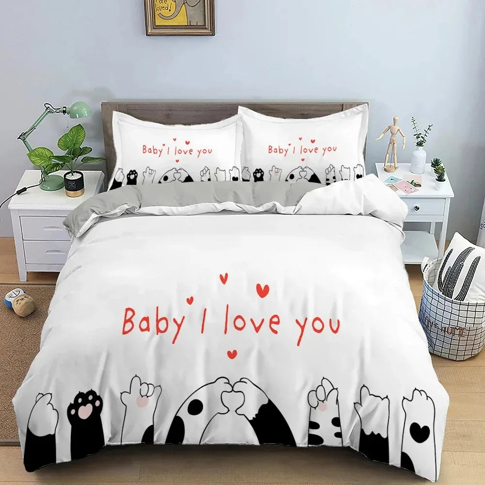 Housse De Couette De Chat
