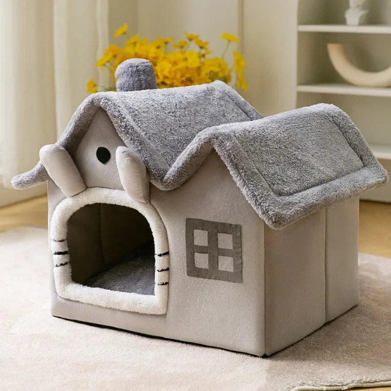Panier Gris Pour Chat