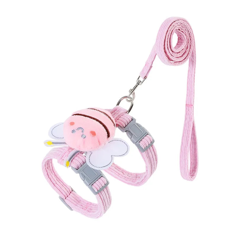 Harnais Pour Chat Rose