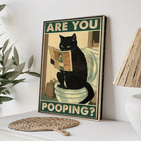 Thumbnail for Affiche chat noir humour 