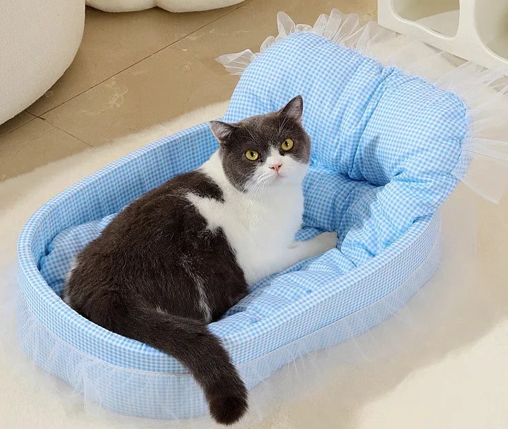 Panier Pour Chat Bleu