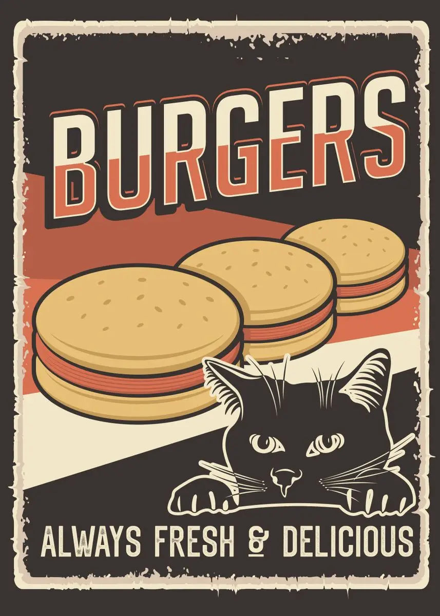 Poster Chat Noir Sushi Ramen | Ma Maison Chat