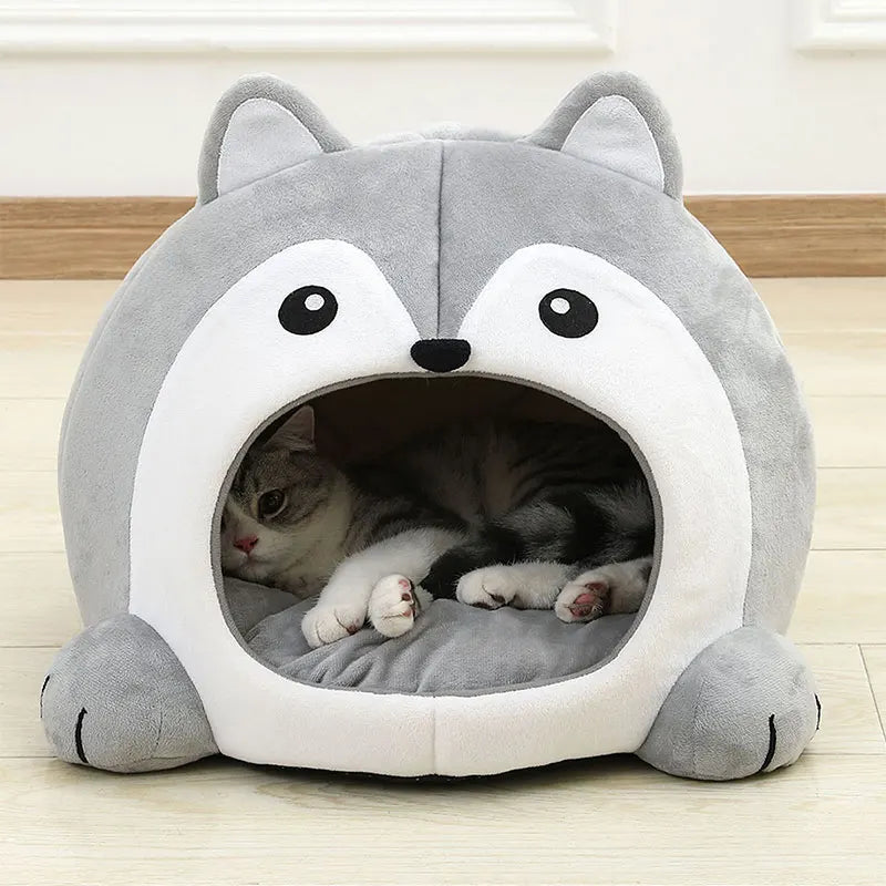 Panier Pour Chat Gris